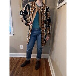 NWT Vertigo Paris Cardigan Floral Intarsia Sweater Women’s Small BOHO Cottage